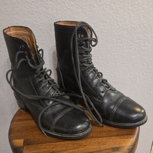 Ariat Black Leather Womens Boots